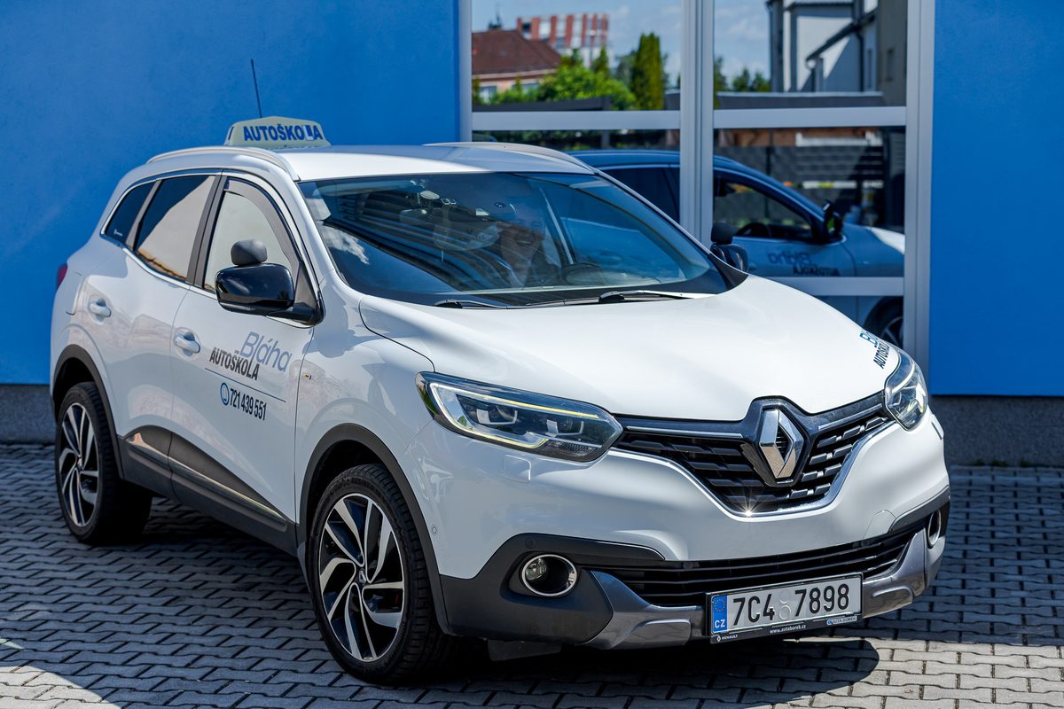 Renault Kadjar Autoškoly Bláha, výcvikové vozidlo skupiny B v Českých Budějovicích